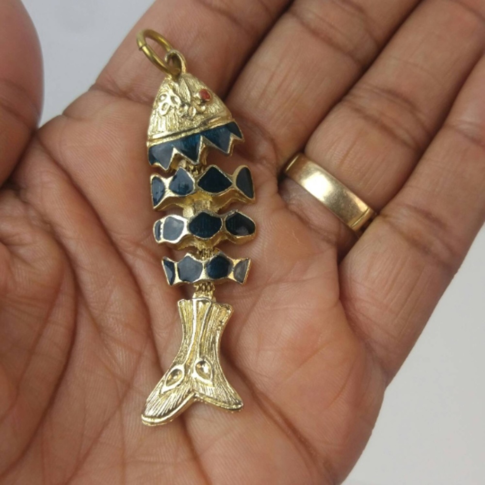 Red Fish Blue Fish 1 fish 2 fish Pendant